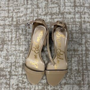 Sam Edelman Beige Heeled Sandals